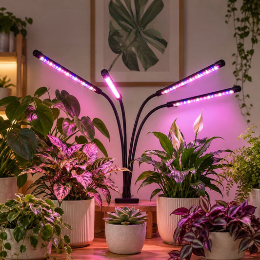 Adjustable 5-Head Full Spectrum Grow Light