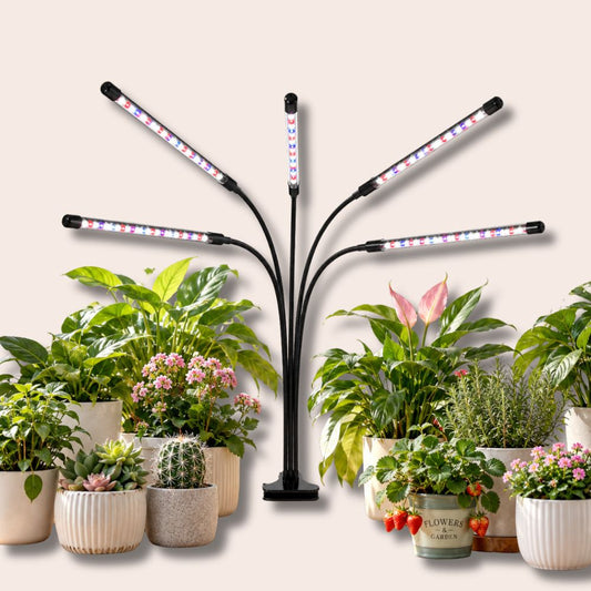 Adjustable 5-Head Full Spectrum Grow Light